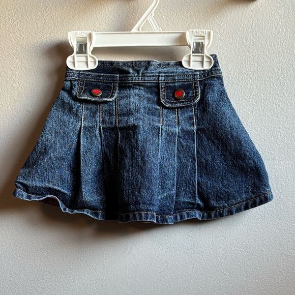 Baby Gap Denim Pleated Skirt sz 12-18 mo - Picture 1 of 4
